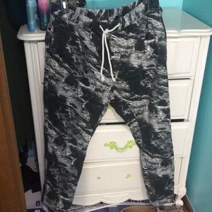 Black/White/Grey Heavy Joggers